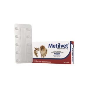 Metilvet 5mg com 10 comprimidos