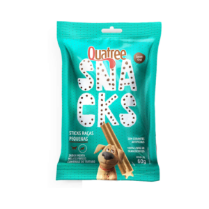 Quatree Snacks Sticks Cães Saúde Oral 60g