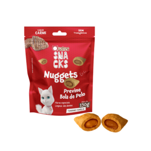 Quatree Snacks Nuggets Gato Bola de Pelo Carne 150g