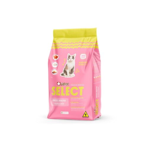 Ração Quatree Select Gatos Adultos Salmão e Arroz 10.1Kg