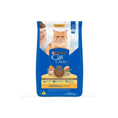 Ração Nestlé Purina Cat Chow para Gatos Castrados Frango 10.1Kg