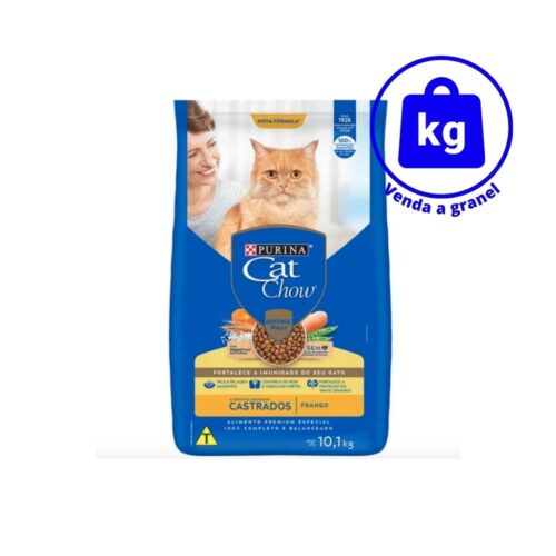 Ração Nestlé Purina Cat Chow para Gatos Castrados a GRANEL