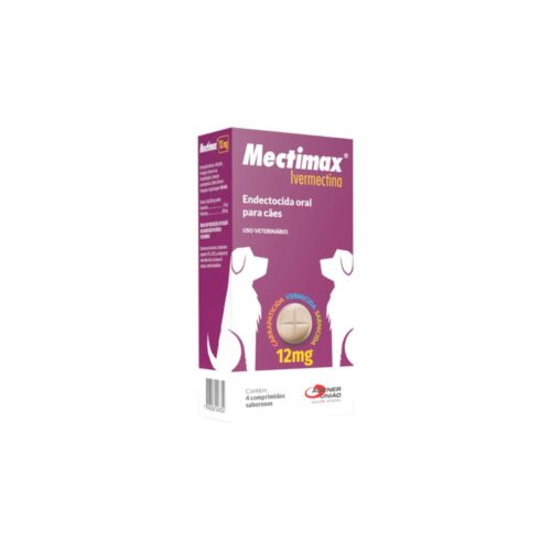 Vermifugo Mectimax 12mg com 4 comprimidos