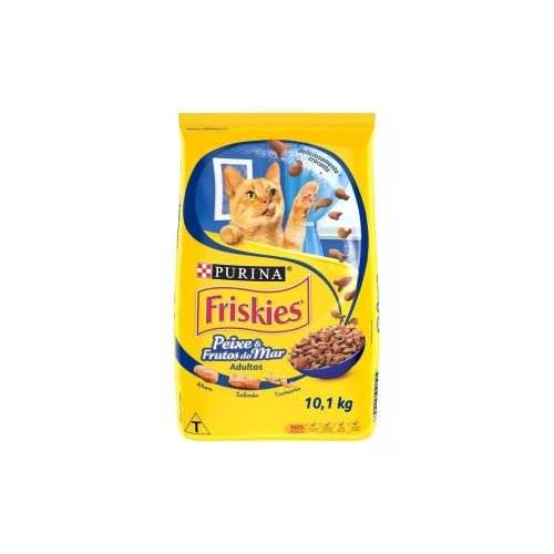 Ração Friskies Gatos Adultos Peixe e Frutos do Mar 20Kg