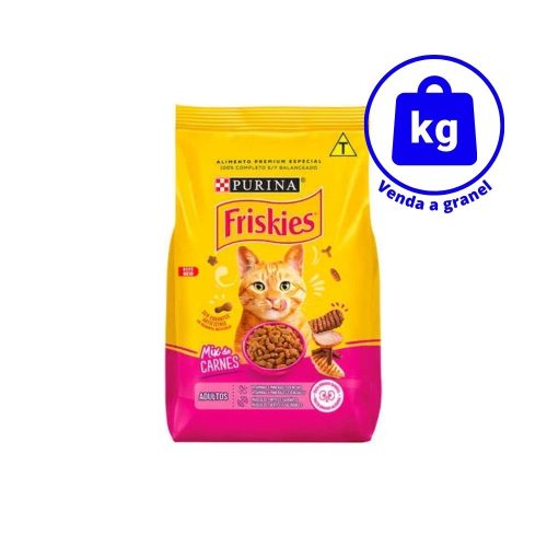 Ração Friskies Gatos Adultos Mix de Carnes a GRANEL